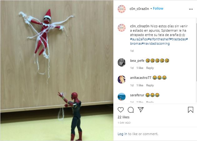 Elf and spiderman